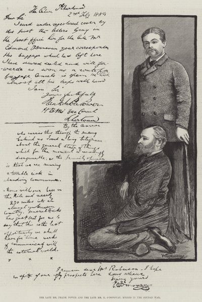 Le défunt M. Frank Power et le défunt M. E O